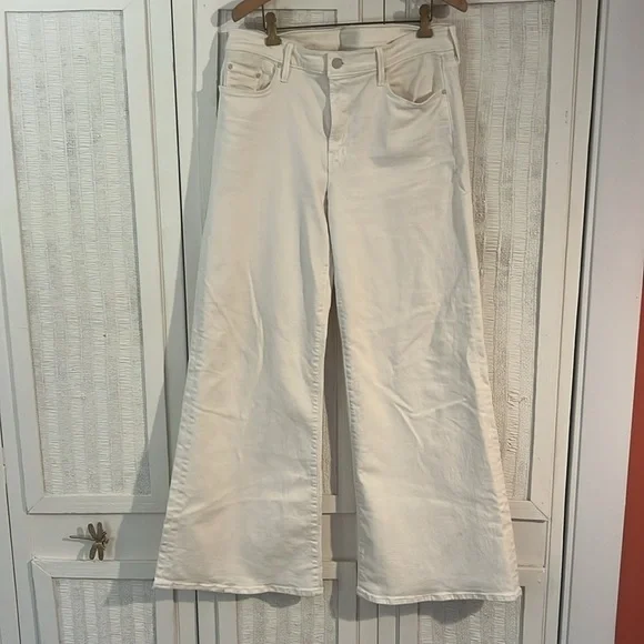 Mother The Twister Skimp Wash: Cream Puffs 228$ size 32 l mother jeans flare - Picture 4 of 12